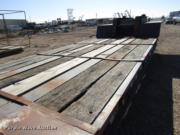 image for item DB6937 1973 Hyster drop deck equipment trailer