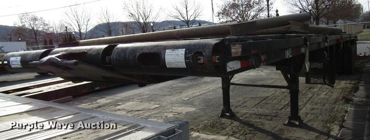 image for item DB6949 1980 Hobbs 80K-40 flatbed trailer