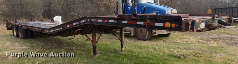 image for item DD3582 1978 Aztec drop deck trailer