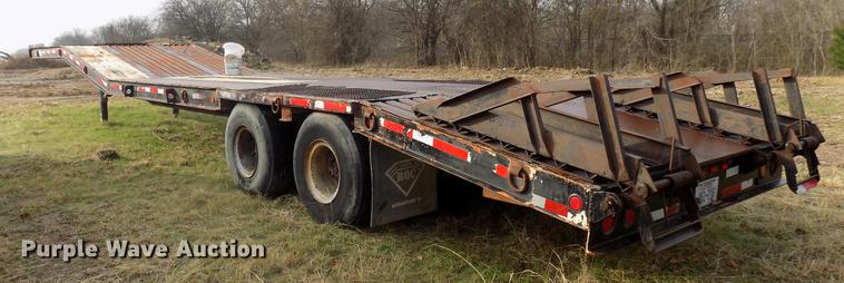 image for item DD3582 1978 Aztec drop deck trailer