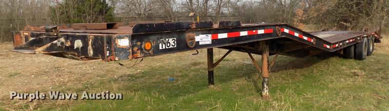 image for item DD3582 1978 Aztec drop deck trailer