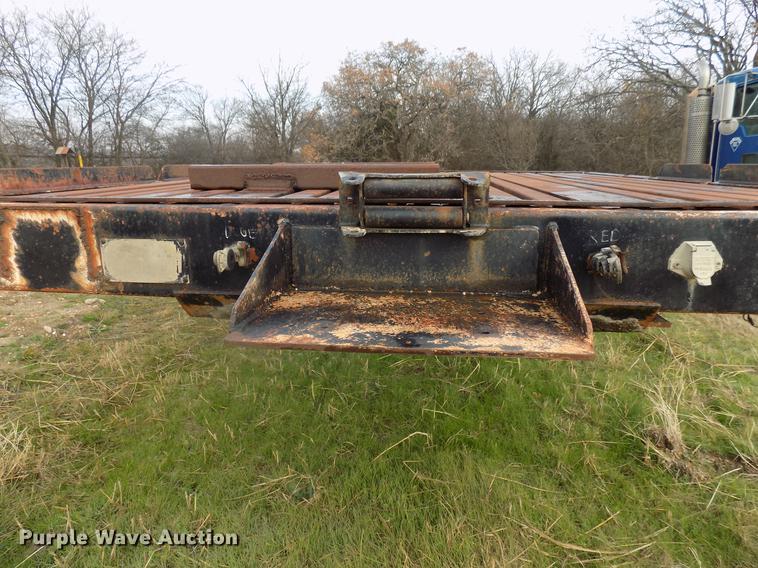 image for item DD3582 1978 Aztec drop deck trailer