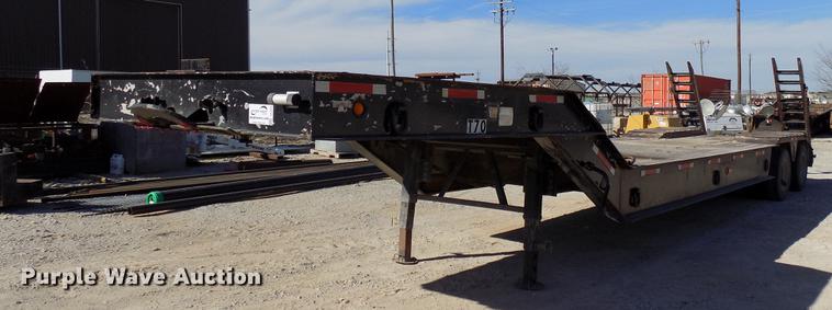 image for item DD3586 1984 Load King PCS352 drop deck equipment trailer