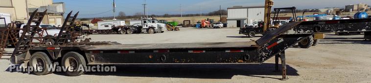 image for item DD3586 1984 Load King PCS352 drop deck equipment trailer