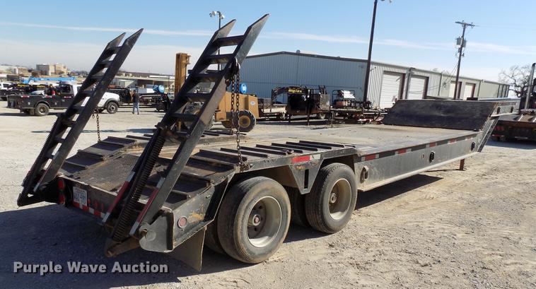 image for item DD3586 1984 Load King PCS352 drop deck equipment trailer