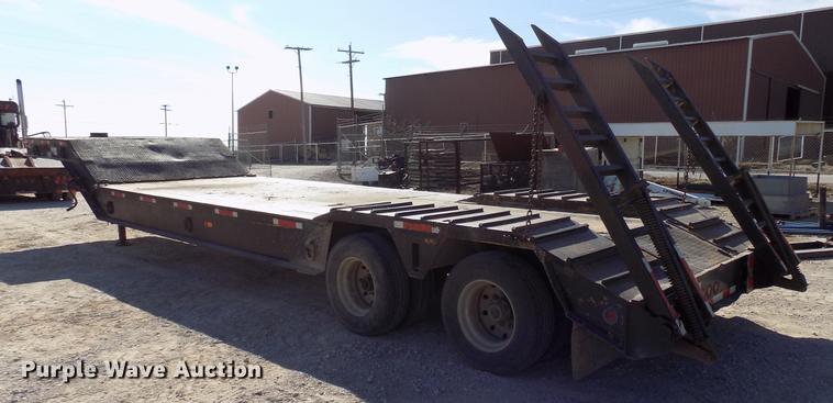 image for item DD3586 1984 Load King PCS352 drop deck equipment trailer