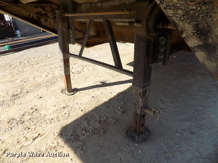 image for item DD3586 1984 Load King PCS352 drop deck equipment trailer