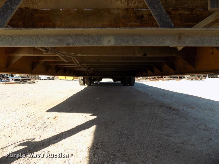 image for item DD3586 1984 Load King PCS352 drop deck equipment trailer