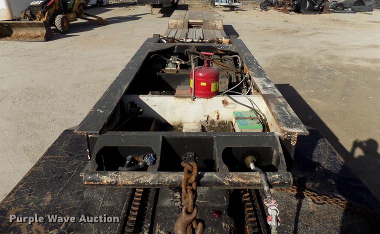 image for item DD3587 1985 Williams lowboy equipment trailer