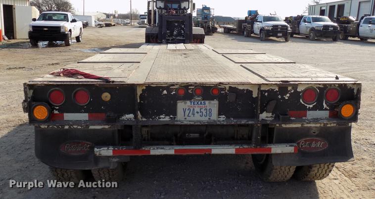 image for item DD3587 1985 Williams lowboy equipment trailer
