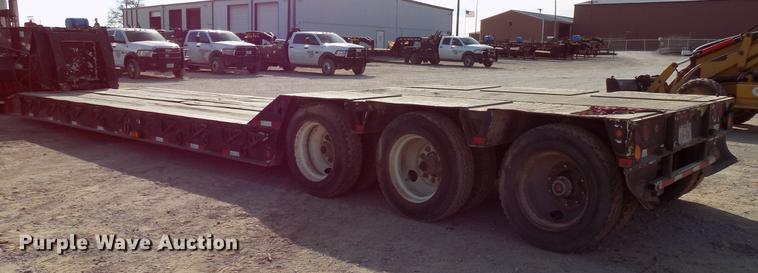 image for item DD3587 1985 Williams lowboy equipment trailer