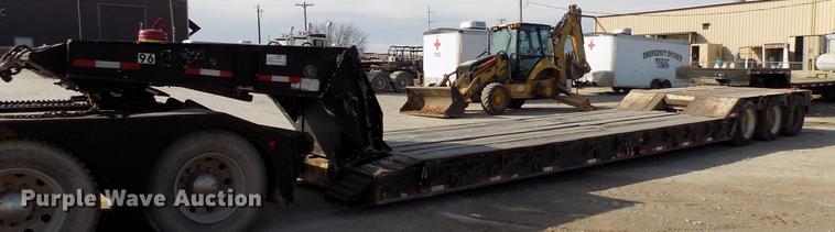 image for item DD3587 1985 Williams lowboy equipment trailer