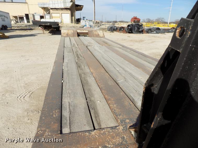image for item DD3587 1985 Williams lowboy equipment trailer