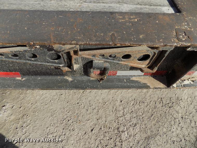image for item DD3587 1985 Williams lowboy equipment trailer