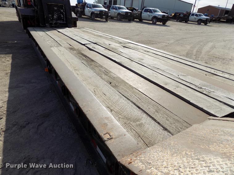 image for item DD3587 1985 Williams lowboy equipment trailer