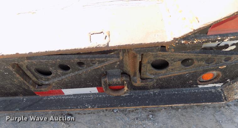 image for item DD3587 1985 Williams lowboy equipment trailer