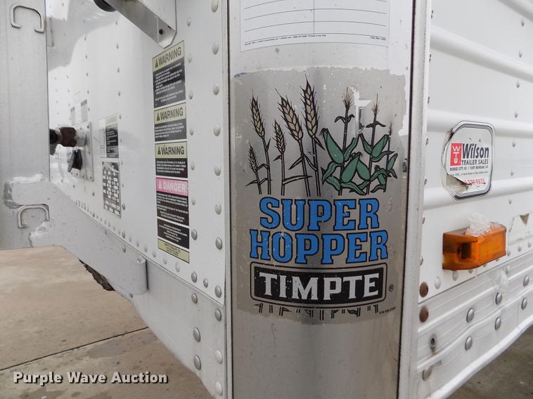 image for item DE0435 2008 Timpte Super Hopper double hopper bottom grain trailer