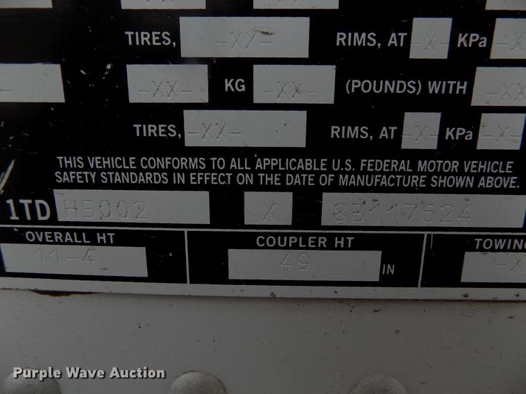image for item DE0435 2008 Timpte Super Hopper double hopper bottom grain trailer