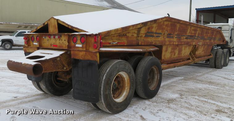 image for item DG3823 1980 Load King 2030 bottom dump trailer