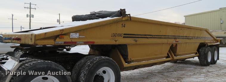 image for item DG3825 1979 Load King 2030 bottom dump trailer