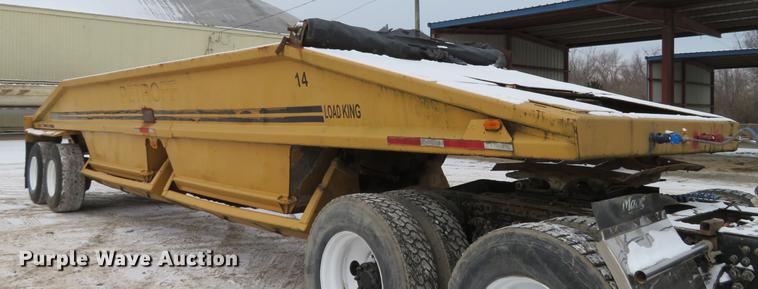 image for item DG3825 1979 Load King 2030 bottom dump trailer