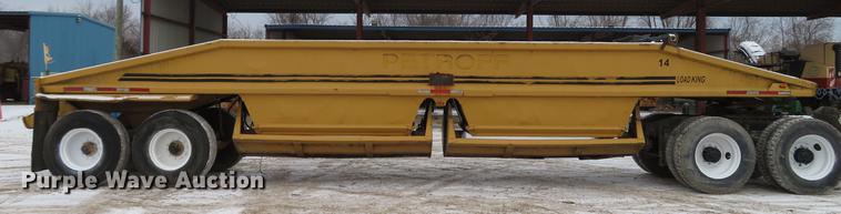 image for item DG3825 1979 Load King 2030 bottom dump trailer