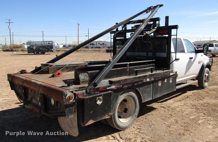 image for item DB6921 2011 Dodge Ram 5500 Crew Cab flatbed truck