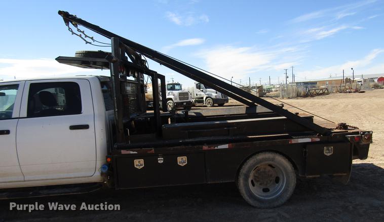 image for item DB6921 2011 Dodge Ram 5500 Crew Cab flatbed truck