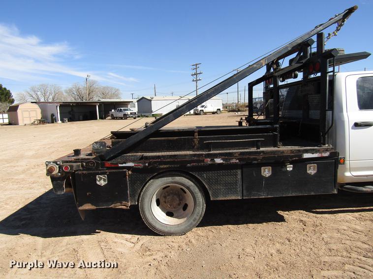 image for item DB6921 2011 Dodge Ram 5500 Crew Cab flatbed truck