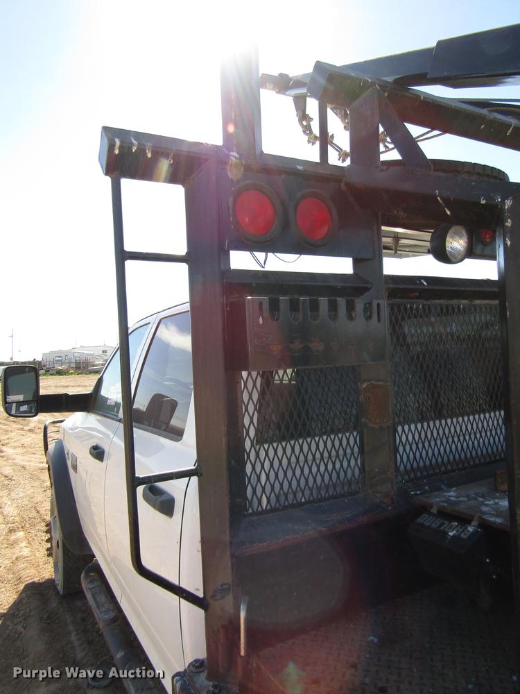 image for item DB6921 2011 Dodge Ram 5500 Crew Cab flatbed truck