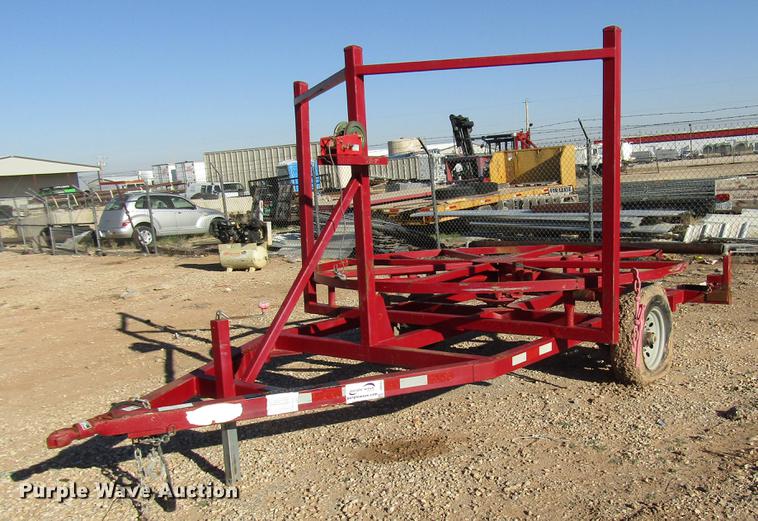 image for item DB6931 2014 Poly Spool pipe trailer