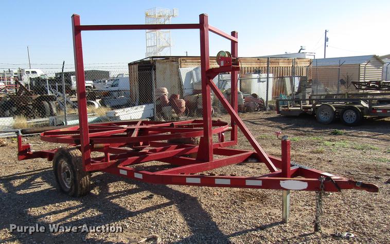 image for item DB6931 2014 Poly Spool pipe trailer