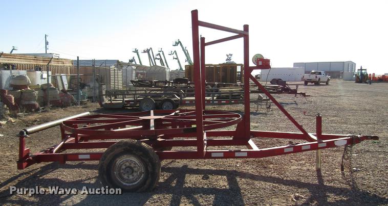 image for item DB6931 2014 Poly Spool pipe trailer