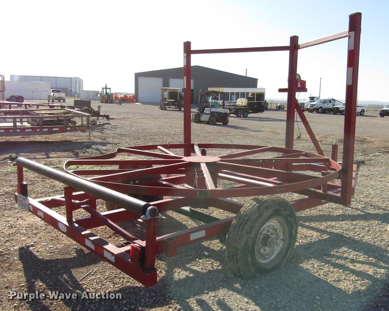 image for item DB6931 2014 Poly Spool pipe trailer