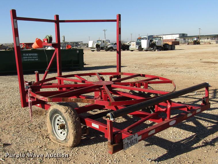 image for item DB6931 2014 Poly Spool pipe trailer