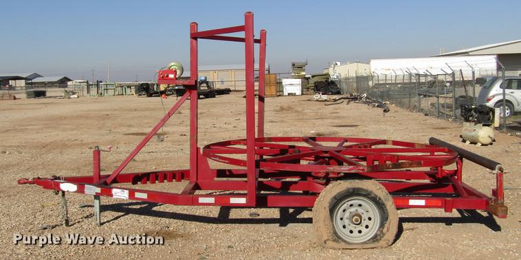 image for item DB6931 2014 Poly Spool pipe trailer