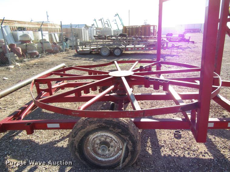 image for item DB6931 2014 Poly Spool pipe trailer