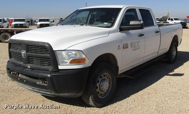 image for item DB6936 2012 Dodge Ram 2500 Crew Cab pickup truck