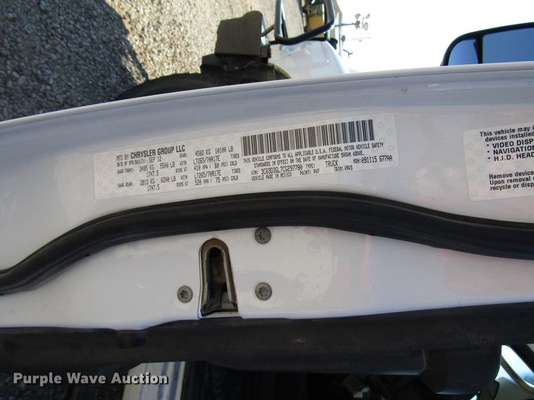 image for item DB6938 2012 Dodge Ram 3500 Crew Cab pickup truck