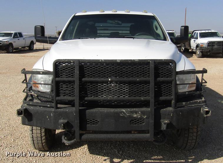 image for item DB6940 2012 Dodge Ram 5500 Crew Cab flatbed truck