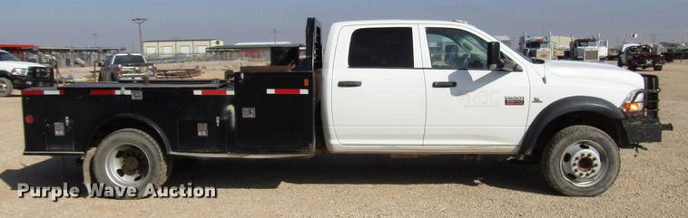 image for item DB6940 2012 Dodge Ram 5500 Crew Cab flatbed truck