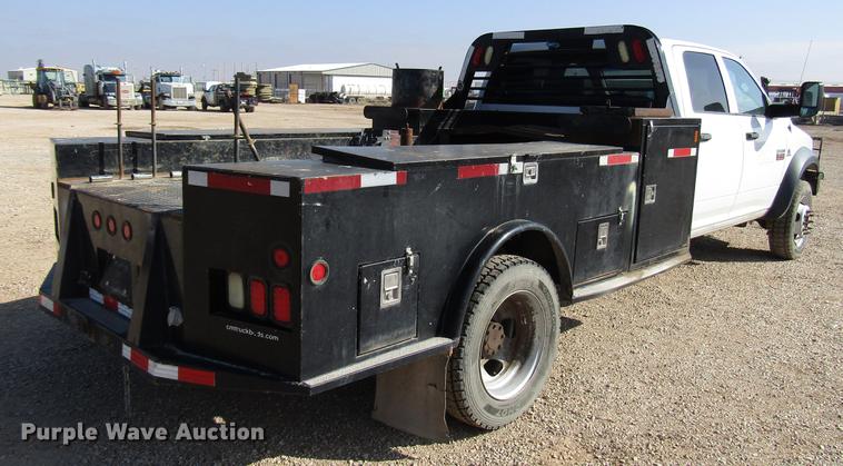 image for item DB6940 2012 Dodge Ram 5500 Crew Cab flatbed truck