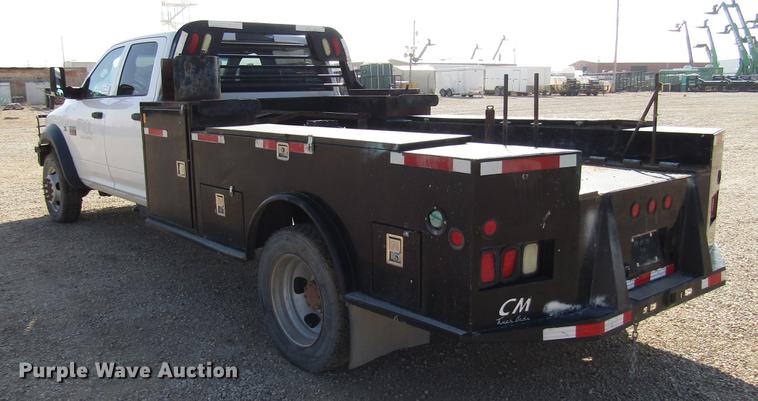 image for item DB6940 2012 Dodge Ram 5500 Crew Cab flatbed truck