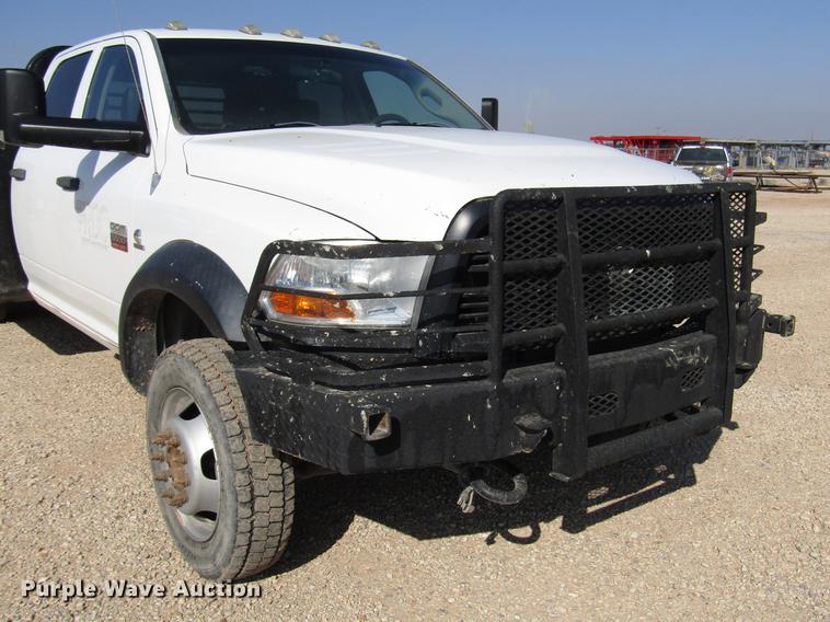 image for item DB6940 2012 Dodge Ram 5500 Crew Cab flatbed truck