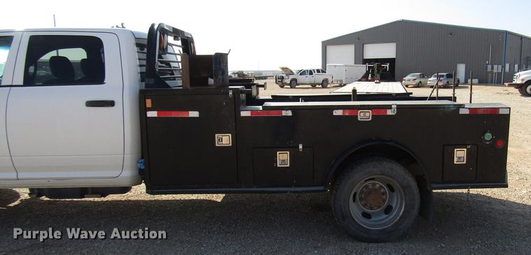image for item DB6940 2012 Dodge Ram 5500 Crew Cab flatbed truck