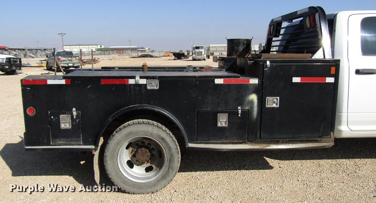image for item DB6940 2012 Dodge Ram 5500 Crew Cab flatbed truck