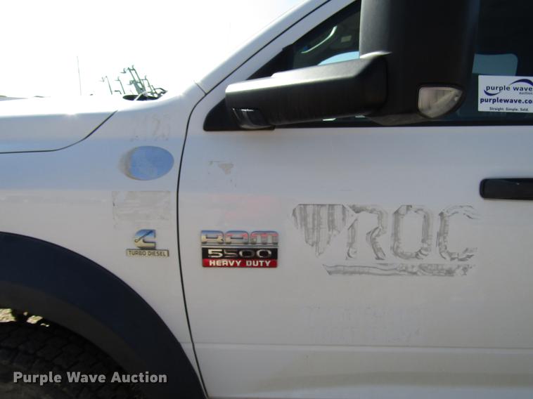 image for item DB6940 2012 Dodge Ram 5500 Crew Cab flatbed truck