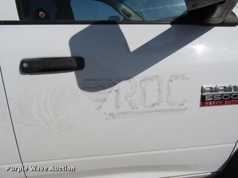 image for item DB6940 2012 Dodge Ram 5500 Crew Cab flatbed truck