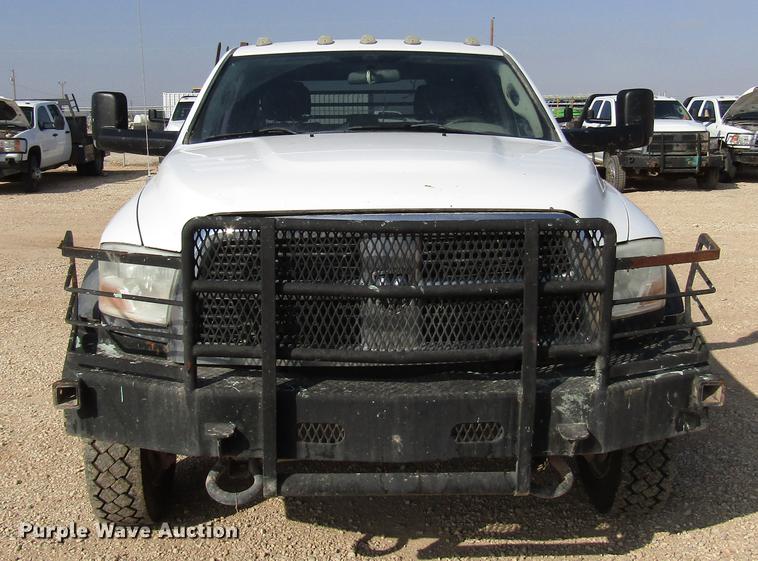 image for item DB6941 2011 Dodge Ram 5500 Crew Cab flatbed truck