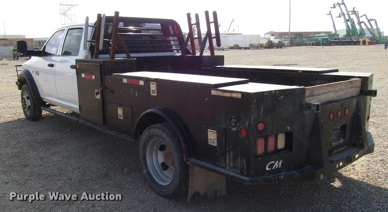 image for item DB6941 2011 Dodge Ram 5500 Crew Cab flatbed truck